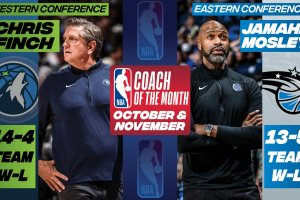 NBA Awards | Chris Finch e Jamahl Mosley allenatori del mese a ottobre/novembre