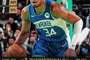 Antetokounmpo e i tiratori dei Bucks abbattono la difesa dei Knicks e volano a Las Vegas