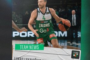 Zalgiris’ Lukas Lekavicius out for a month after appendicitis surgery