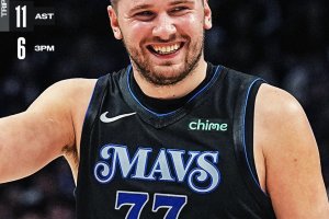 Luka Doncic in tripla doppia già nel primo tempo, i Mavs umiliano i Jazz