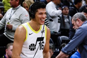 Seratona clamorosa per Simone Fontecchio: 24 punti e 5/5 da 3 contro Portland