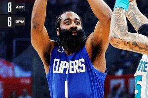 Harden parte e forte, i Clippers si rialzano: ottavo ko in fila per gli Hornets