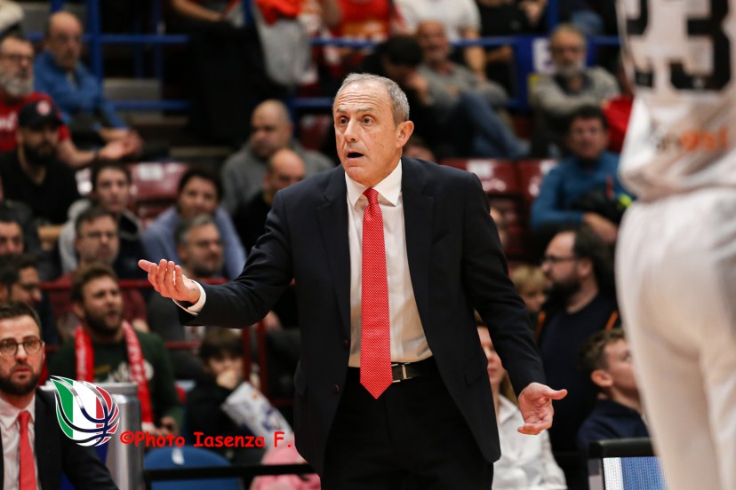 EA7 Emporio Armani Milano - Segafredo Virtus Bologna Ettore Messina