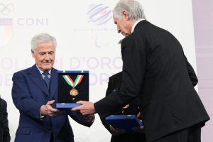 Il Presidente Massimo Zanetti premiato dal CONI con il Collare d’Oro al Merito Sportivo