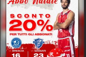 Arriva “Abbo Natale”, la promo per le partite di dicembre dedicata agli abbonati biancorossi