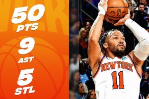 Jalen Brunson Makes NBA History In CAREER-HIGH Performance