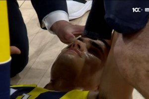 Shock in Istanbul as Yam Madar is hit by a coin thrown by Besiktas fans