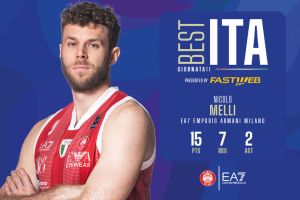 Nicolò Melli è il The Best Ita della giornata 11 di Serie A Unipolsai 2023-2024