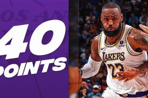LeBron, 40 punti a quasi 39 anni d’età