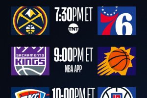 NBA: 76ers-Nuggets tra le 3 partite in programma