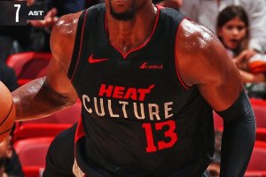 Bam Adebayo è il protagonista del successo dei Miami Heat sugli Charlotte Hornets