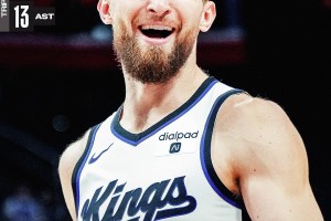 37 di Sabonis, montagne russe per i Kings con i Pistons