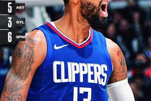 Massimo stagionale per George, i Clippers battono i Thunder