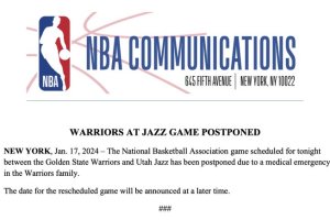 NBA, rinviata Utah Jazz-Golden State Warriors