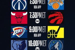 NBA: Jazz-Thunder tra le 5 sfide in programma