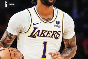 Russell e James dominano il 4° quarto nella vittoria dei Lakers sui Blazers