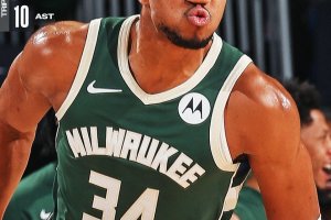 Tripla-doppia di Antetokounmpo, i Bucks soffrono con i Pistons