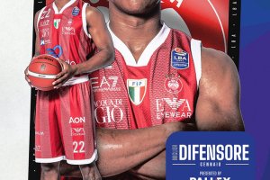 Devon Hall è il Miglior Difensore Pall-Ex del mese di gennaio della Serie A UnipolSai 2023/24