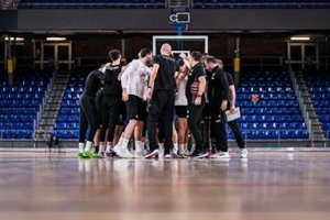 Virtus Bologna a Barcellona, Toko Shengelia si allena con i compagni