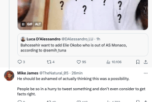 Blossomgame and Mike James jokes on Bahcesehir-Okobo’s rumors