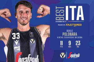 Achille Polonara vince il premio ‘The Best ITA’ della 14ª giornata di Serie A UnipolSai