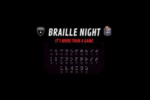 Lega Basket sostiene in questo weekend l’iniziativa della “Braille Night”