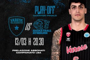 Attive le prevendite per Varese-Nymburk