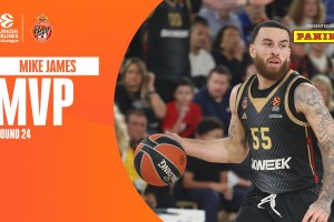 EuroLeague Regular Season – Round 24 MVP: Mike James’ AS Monaco