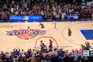 Il contatto DiVincenzo-Thompson, la vittoria dei Knicks: i Pistons urlano al complotto