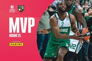 EuroLeague, Regular Season Round 25 MVP: Keenan Evans, Zalgiris Kaunas