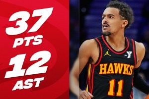 Trae Young drops 37-PT Double-Double In Philly!