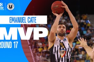 EuroCup, Regular Season Round 17 MVP: Emanuel Cate U-BT Cluj-Napoca