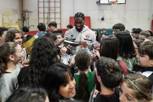 Jordan Parks alla scuola media Leopardi di Mira
