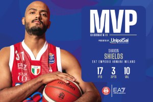 Shavon Shields MVP della 19ª giornata di LBA Serie A UnipolSai