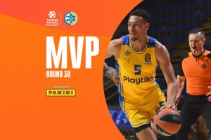 Round 30 MVP: Wade Baldwin, Maccabi Playtika Tel Aviv