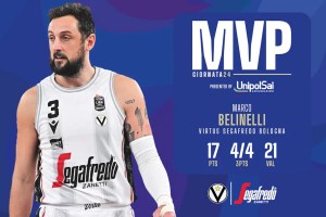 Virtus Bologna, Marco Belinelli MVP e BEST ITA della 24ª giornata