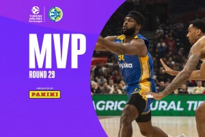 EuroLeague Round 29 MVP: Josh Nebo, Maccabi Playtika Tel Aviv