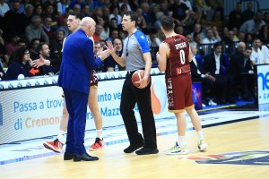 Cremona-Venezia, Neven Spahija espulso nel primo quarto