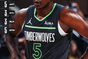 31 di Edwards, Minnesota si impone con autorità sui Jazz