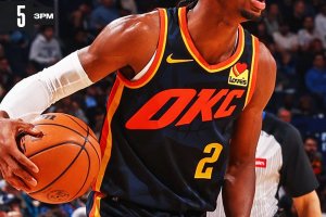 Gilgeous-Alexander ne segna 23 in 3 quarti e i Thunder dominano i Grizzlies