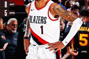 Simons ne ha 36 e Ayton 33 nella vittoria di Portland sugli Hawks