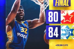 Il Maccabi Tel Aviv si impone in rimonta sul campo della Stella Rossa, Nebo e Colson protagonisti