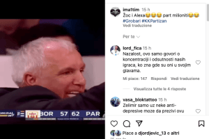 “Aleksa, hai ancora un tiro libero”. L’urlo di Obradovic è già virale