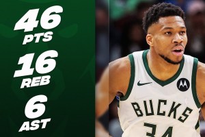 Giannis, doppia doppia dominante contro i Bulls