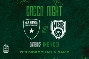 Openjobmetis Varese, contro l’Happy Casa Brindisi la prima Green Night nella storia del Club
