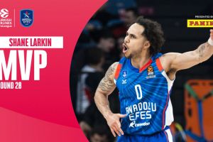 EuroLeague Round 28 Regular Season MVP: Shane Larkin of Anadolu Efes Istanbul