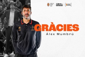 Valencia Basket part ways with coach Álex Mumbrú