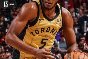 Quickley segna il season-high di 31 punti e i Raptors battono i Wizards