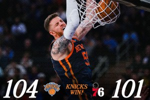 Parzialone Knicks nel finale, 76ers ancora battuti