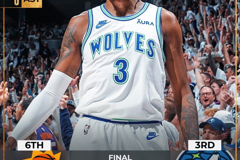 Edwards? No, McDaniele. Wolves-Suns 2-0